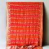 Orange Banarasi Georgette Rai Bandhani Saree - Image 11